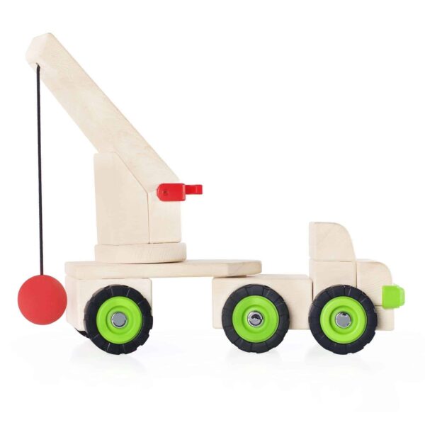Guidecraft Block Science – Big Wrecking Ball Truck – Bild 4