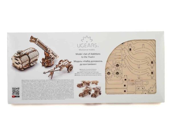 UGEARS LKW UGM-11 Erweiterung Set - mechanischer Holzbausatz – Bild 2