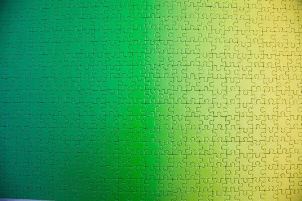 Gradient Puzzle - Green Yellow-05