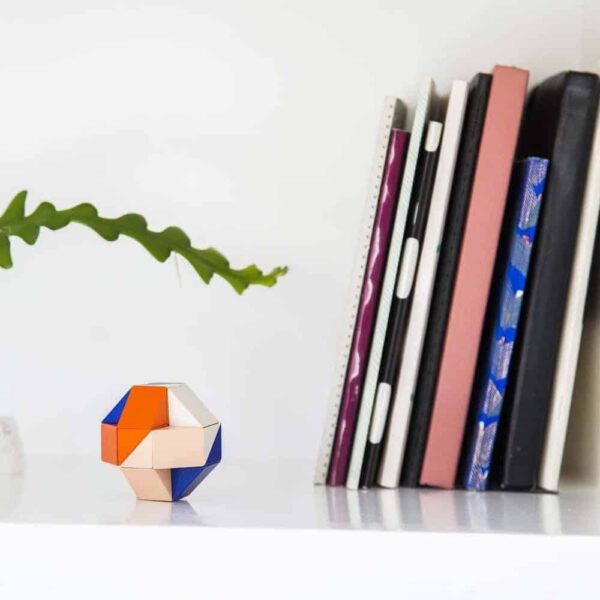 Snake Blocks Blue & Pink