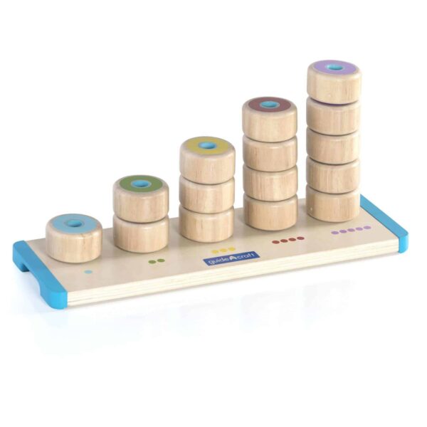 Guidecraft Count & Stack Poppers – Zähl- & Steckspiel mit PLOPP-Verbindern – Bild 3