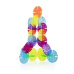 Guidecraft Interlox Discs – 96-tlg. Steckscheiben – Transparent, farbig & lichttisch-tauglich – Bild 4