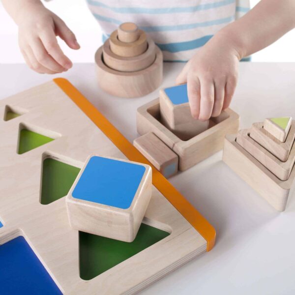 Insert and stack shapes