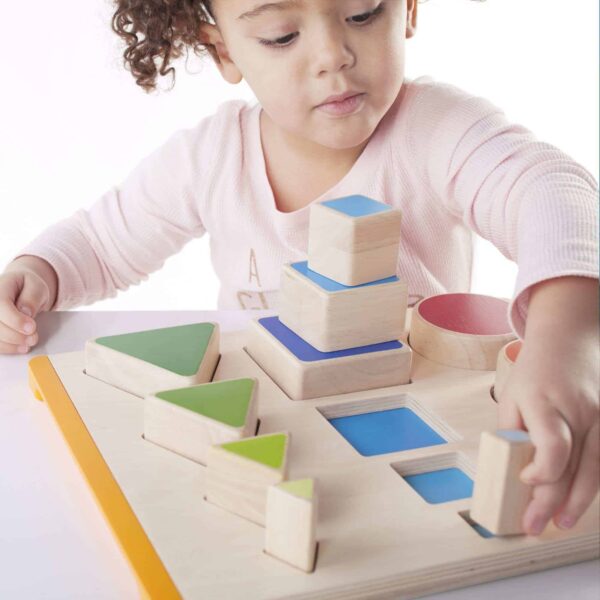 Insert and stack shapes