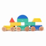 Tegu Baby Big Shape Train 9 Pieces