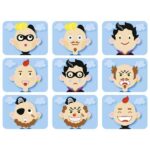 Magnetspiel Lustige Gesichter