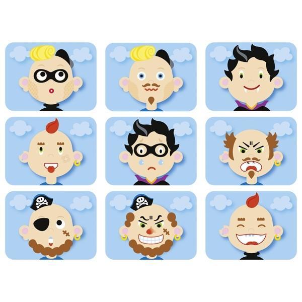 Magnetspiel Lustige Gesichter