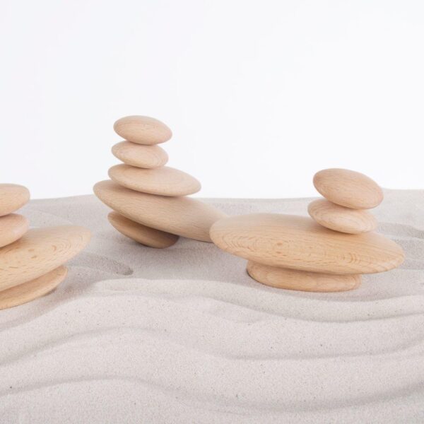 Wood Stackers – River Stones