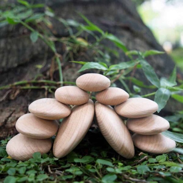 Wood Stackers – River Stones