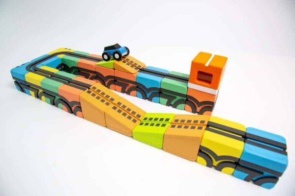 Qbitoy Magnetische Autobahn - Mini Pack – Bild 9