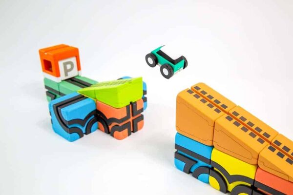 Qbitoy Magnetische Autobahn - Mini Pack – Bild 6