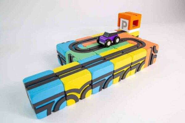 Qbitoy Magnetische Autobahn - Mini Pack – Bild 11