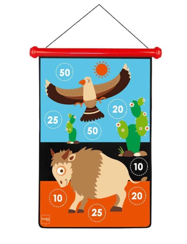 Scratch Dartspiel Indianer, gross, magnetisch – Bild 3