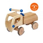 Holz Rutscher Fred – Rutschauto Blau (2)