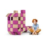 JollyHeap – Basic Set 100 weiche XXL-Magnetbausteine in 2 Formen für Kinder