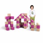 JollyHeap – Basic Set 100 weiche XXL-Magnetbausteine in 2 Formen für Kinder