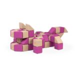 JollyHeap – Basic Set 100 weiche XXL-Magnetbausteine in 2 Formen für Kinder