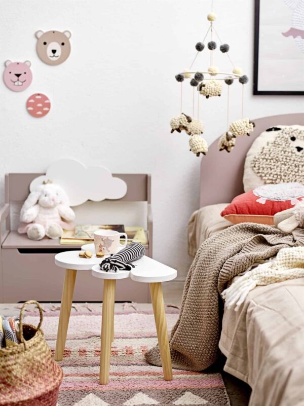 Plush Bunny, Rose, Polyester