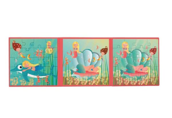 Magnetpuzzle Meerjungfrau