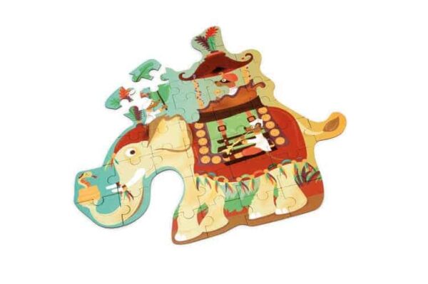 Shape Puzzle Elefant