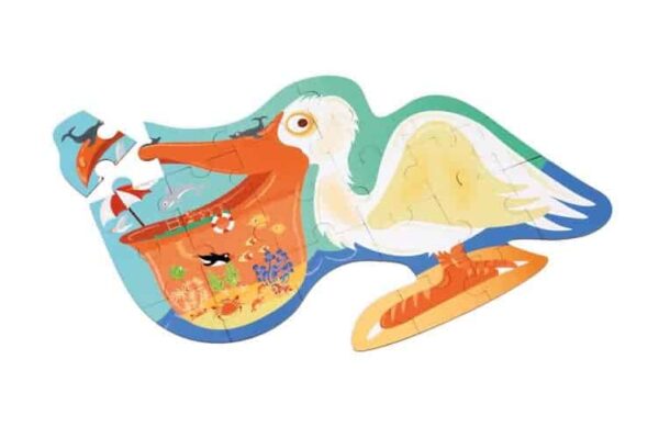 Shape Puzzle Pelikan 24 Teile