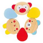 Petit Collage Holz Greifling Tiere