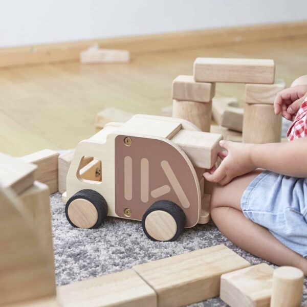 Guidecraft Holzfahrzeuge - Müllwagen