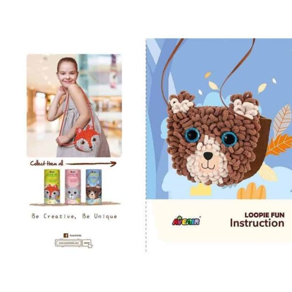 Avenir Loopie Bär - Nähset Plüschtasche (6)