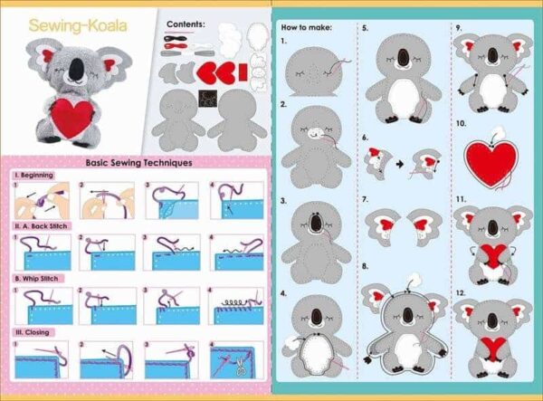 Avenir Sewing Koala mit Herz (1)