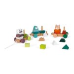 Janod Nachziehzug Tiger Panda Pinguin (2)