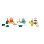 Janod Nachziehzug Tiger Panda Pinguin (2)