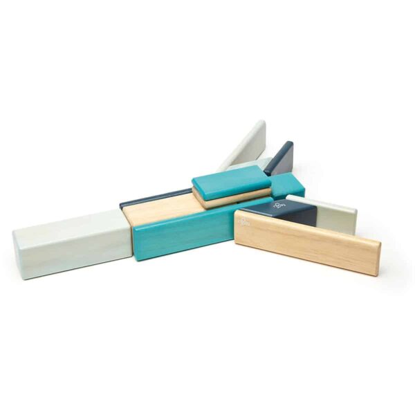 Tegu Magnetische Holzbausteine Blau 14 Teile (5)