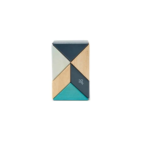 Tegu Magnetische Holzbausteine Blau 6 Teile (4)