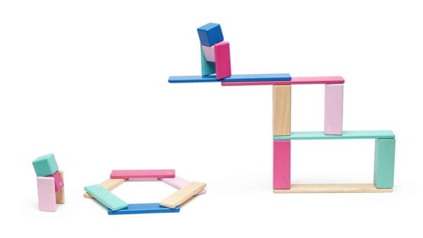 Tegu Magnetische Holzbausteine Blossom 24 Teile (1)