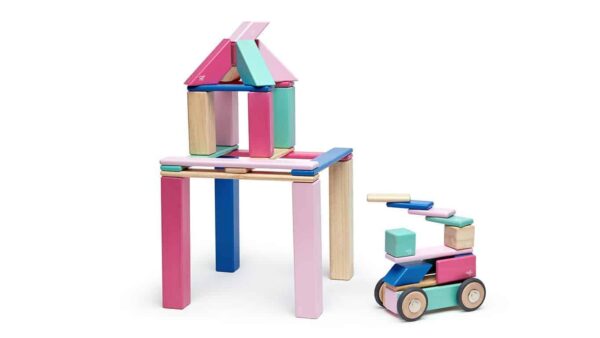 Tegu Magnetische Holzbausteine Blossom 42 Teile (1)