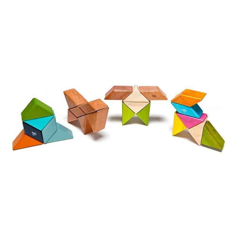 Tegu Magnetische Holzbausteine Natur Tegu Magnetische Holzbausteine Natur 6 Teile alle Farben