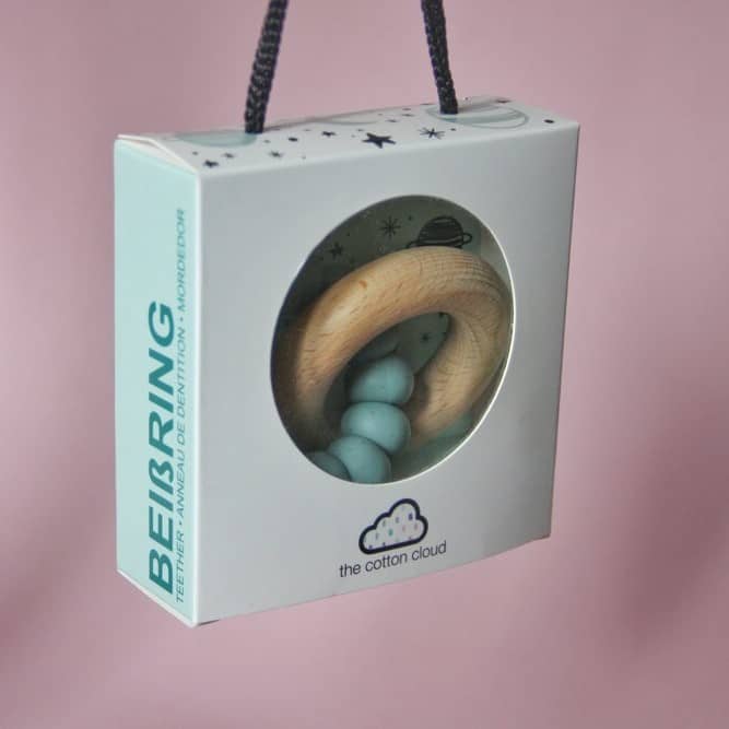 The Cotton Cloud Beißring Verpackung
