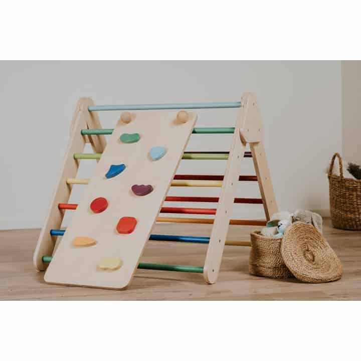 Leg&Go Kletterdreieck mit Rampe Bunt