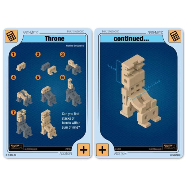 Sumblox Anleitungskarten - 80er-Set