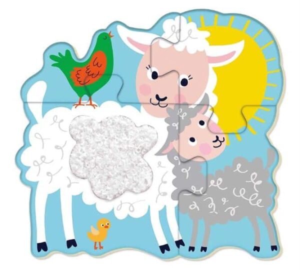 Avenir Fühlpuzzle Bauernhof 4x4 Teile