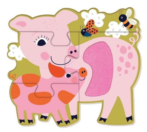 Avenir Fühlpuzzle Bauernhof 4x4 Teile