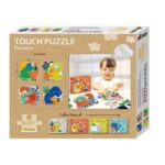 Avenir Fühlpuzzle Dinosaurier 4x4 Teile