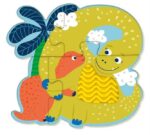 Avenir Fühlpuzzle Dinosaurier 4x4 Teile