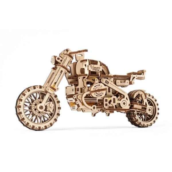 UGEARS Scrambler UGR-10 mit Beiwagen