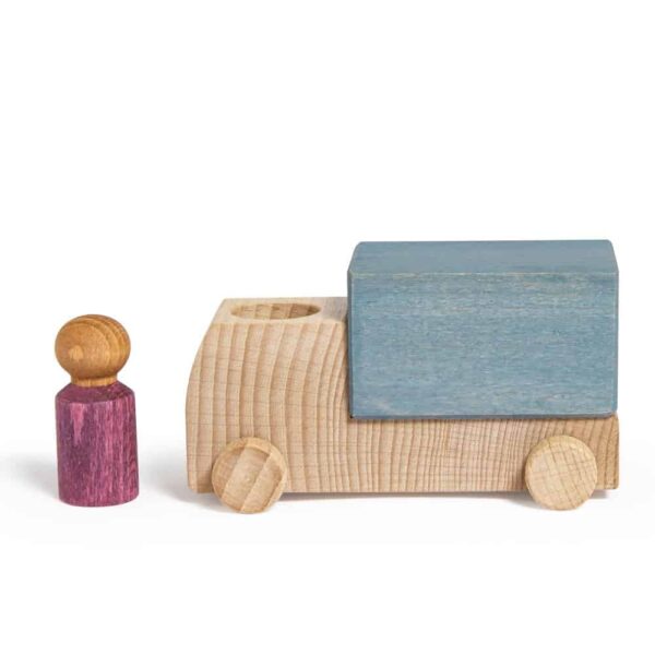 Lubulona - Holzlastwagen Grau