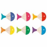 Goki Bausteinkasten und Legespiel Fische