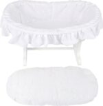 Small Foot Puppenwiege Korbgeflecht weiß