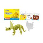 Jumping Clay Colorful Dinosaurs - Triceratops (3)