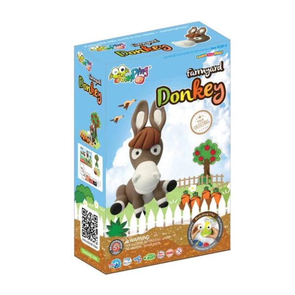 Jumping Clay Farmyard - Donkey – Bild 3