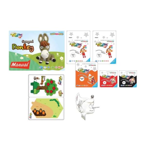 Jumping Clay Farmyard - Donkey (3)